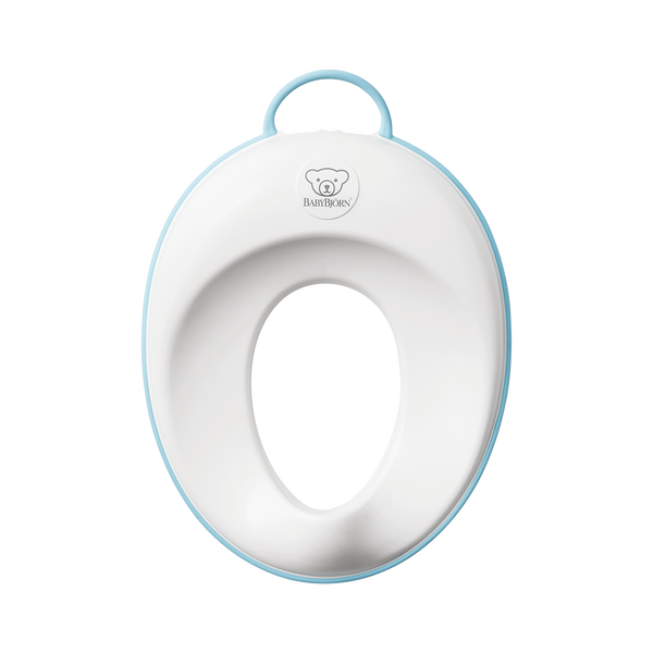 Reductor pentru Toaleta Toilet Training Seat, White/Turquoise, BabyBjorn