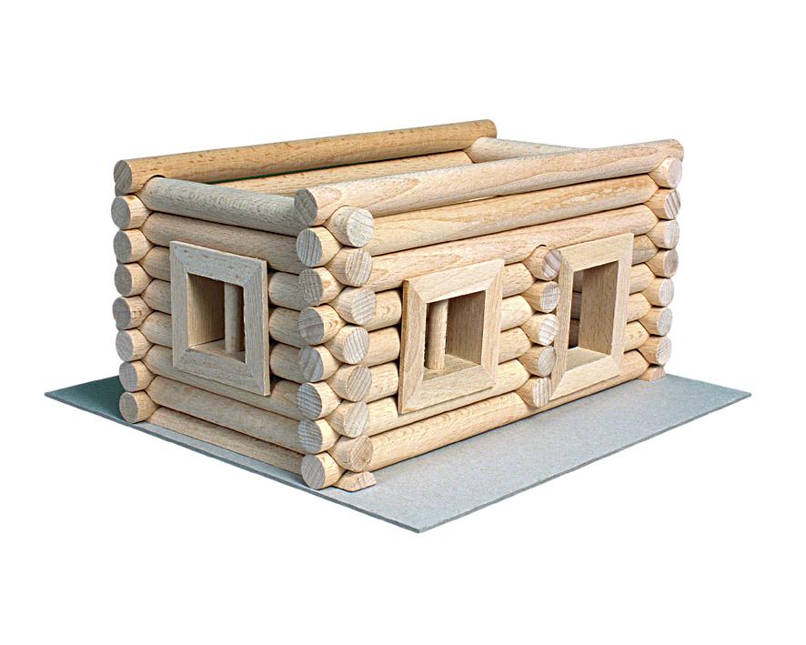 Set constructie arhitectura Vario Suitcase, 72 piese din lemn, Walachia - Manute Creative
