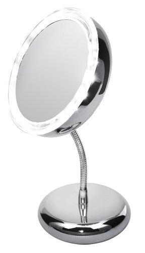 Oglinda cosmetica reglabila cu lupa si iluminare cu LED AD-2159, ADLER