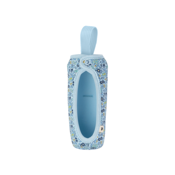 BIBS x LIBERTY - Husa pentru biberonul din sticla 225 ml, Chamomile Lawn Baby Blue