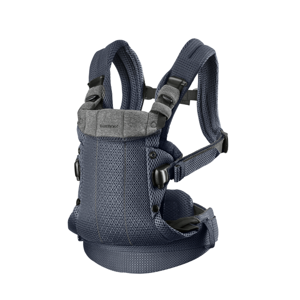 Marsupiu Anatomic cu Multiple Pozitii de Purtare Colectia Harmony, 3D Mesh, Anthracite - Editie Limitata, BabyBjorn