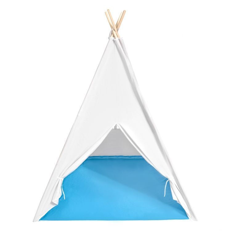 Cort tip indian pentru copii, EcoToys, Wigwam, 120 x 120 x 150 cm, Alb