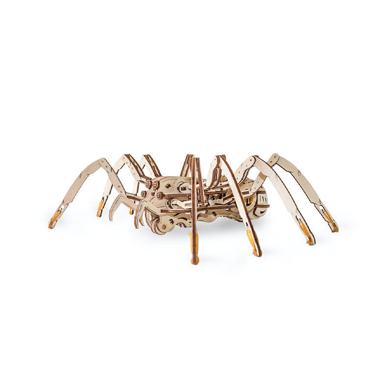 Set constructie cu mecanism Puzzle 3D SPIDER din lemn 293 piese @ EWA
