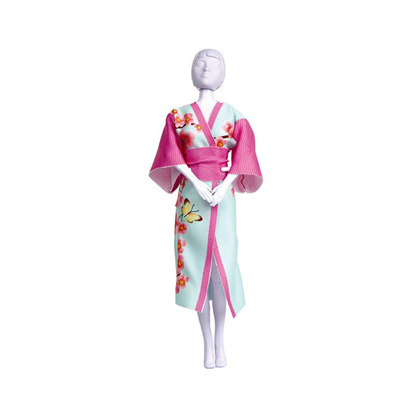 Set de croitorie hainute pentru papusi Couture Yumi Blossom, Dress Your Doll