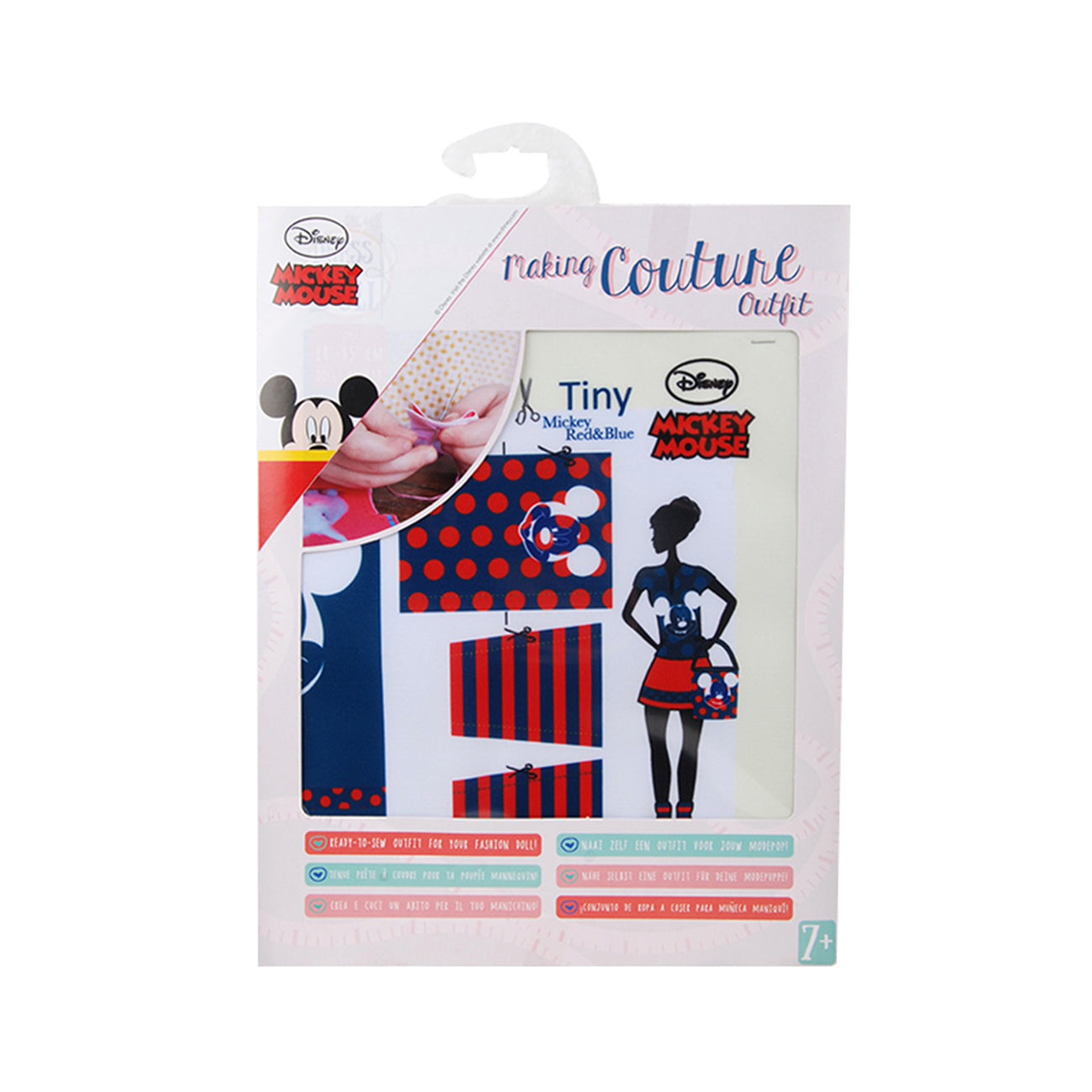 Set de croitorie hainute pentru papusi Couture Disney Tiny Mickey, Dress Your Doll