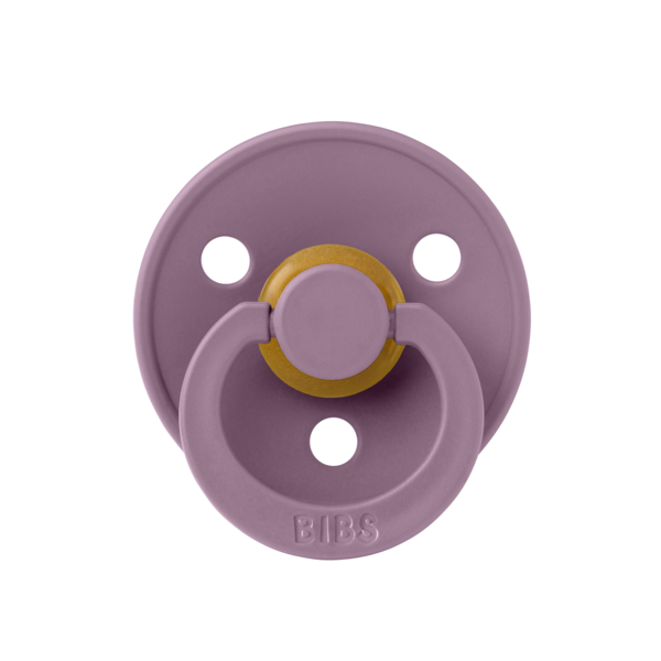 BIBS - Suzeta Colour Latex, tetina simetrica, 0 luni +-Mauve