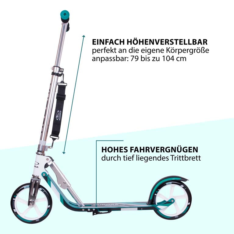 Trotinetă Big Wheel® 205 Turquoise, Hudora