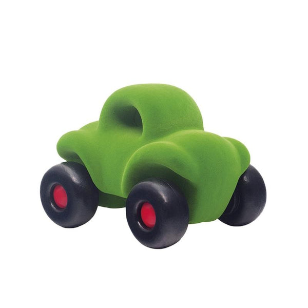 Jucarie cauciuc natural Masinuta Buggy, verde, Rubbabu - Manute Creative
