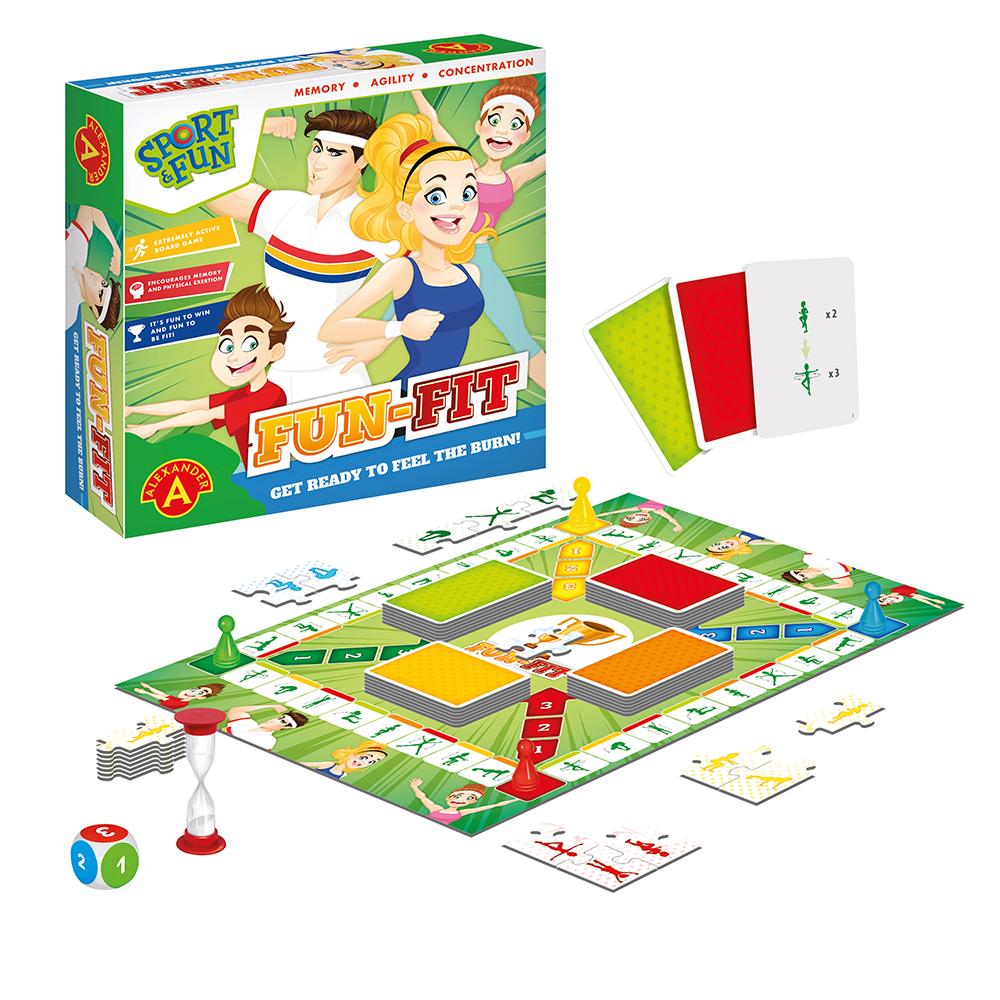 Joc educativ miscare Fun-Fit, Alexander Games - Manute Creative