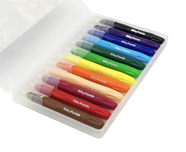 Set 12 pasteluri colorate Silky Pastels, Nexus - Manute Creative