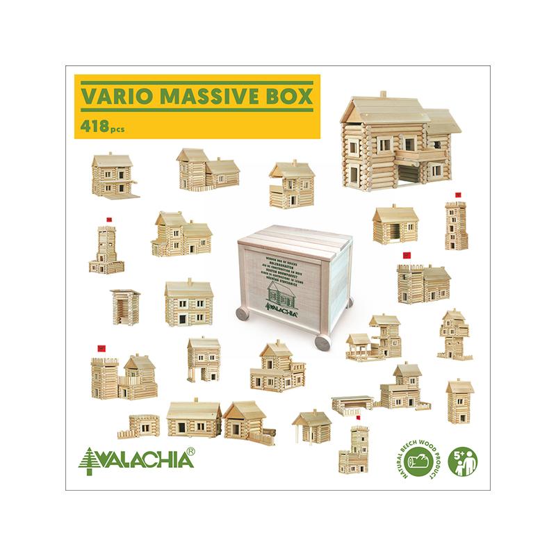 Set constructie arhitectura Vario Massive Box 2 Vario Massive, 418 piese - Manute Creative