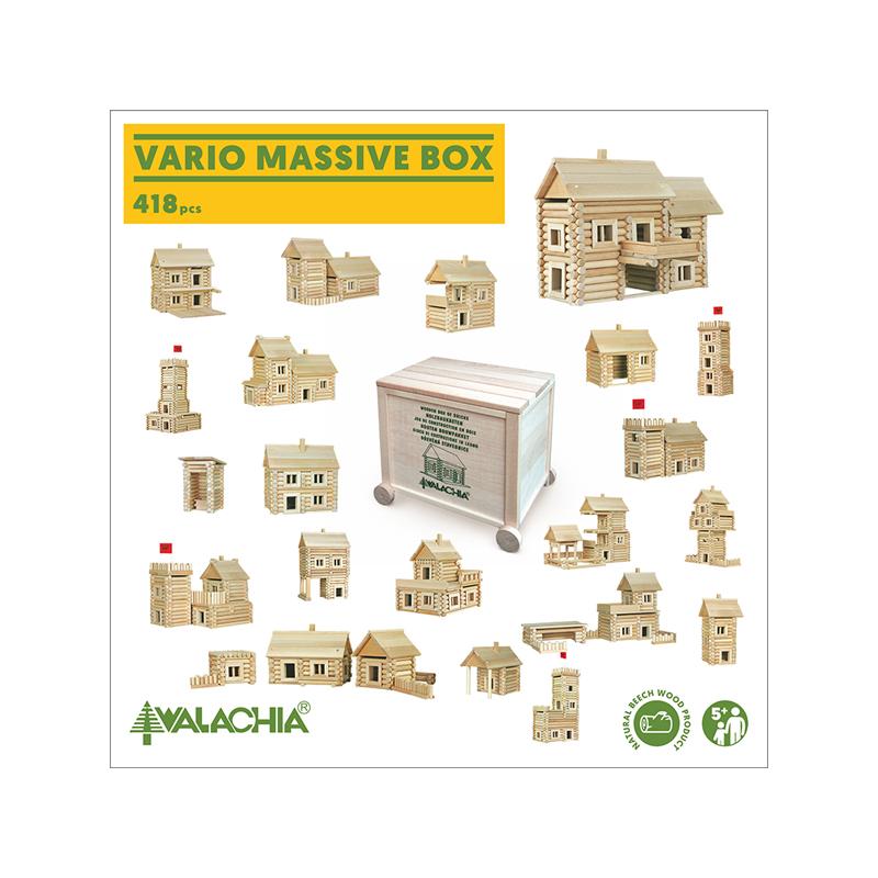 Set constructie arhitectura Vario Massive Box 2 Vario Massive, 418 piese - Manute Creative