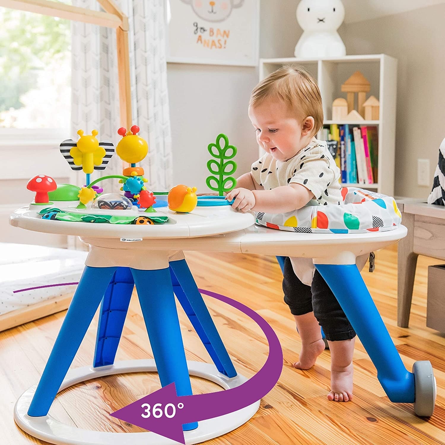 Baby Einstein - Centru de activitati 4 in 1 Around We Grow