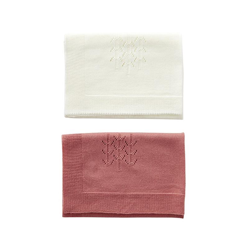 Patura papusi tricotata 60x60 cm roz, +2 ani, byAstrup - Manute Creative