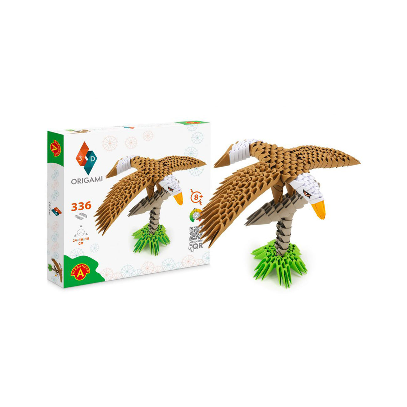 Kit Origami 3D Vultur +8 ani, Alexander Games