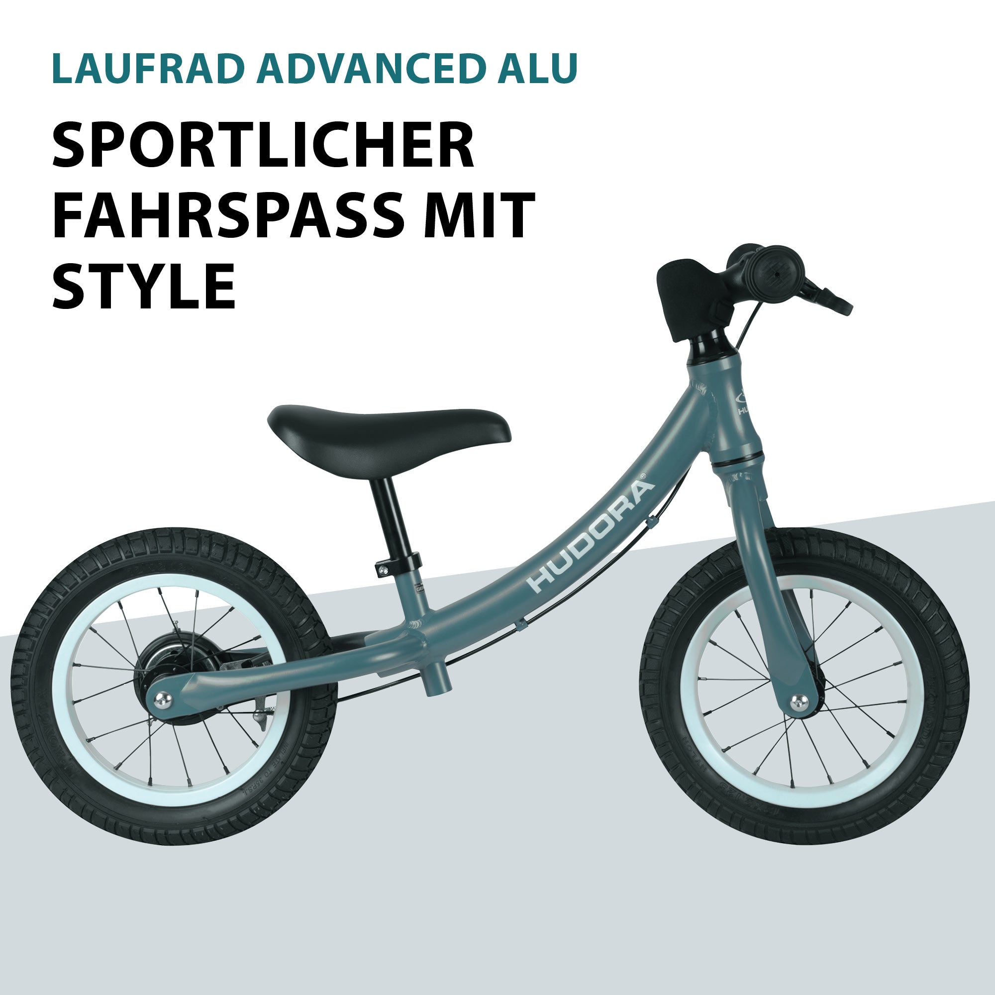 Bicicletă Fără Pedale Advanced Alu, Albastră, Hudora