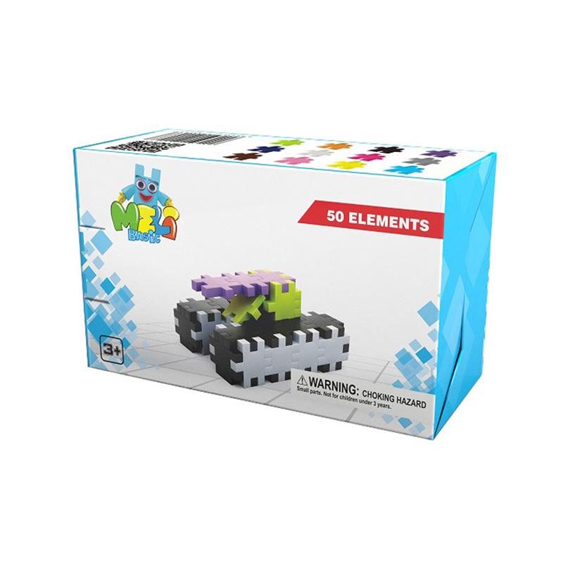 Set de constructie creativa Basic 50 piese, Meli