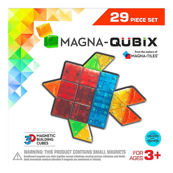 Qubix set magnetic 29 piese, Magna-Tiles