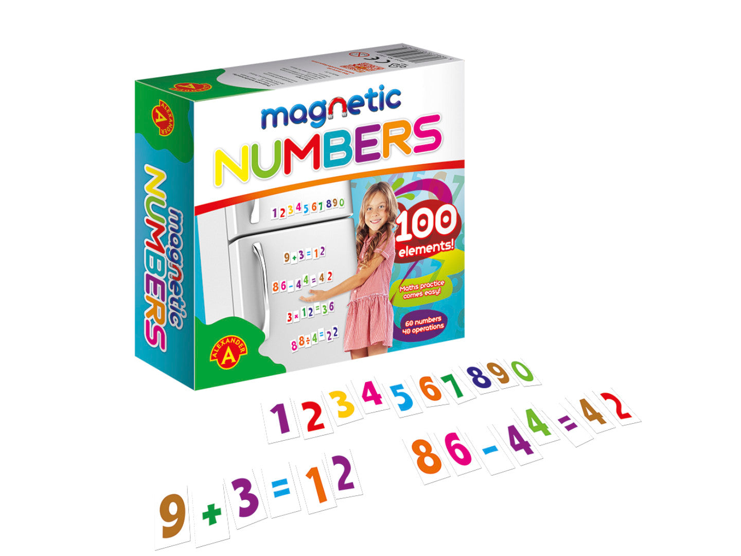 Set numere magnetice pentru frigider, Alexander Games