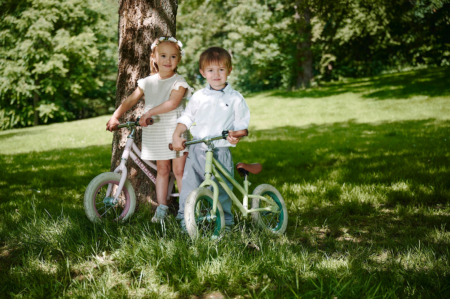 Bicicletă De Echilibru Retro Albastră, Hudora