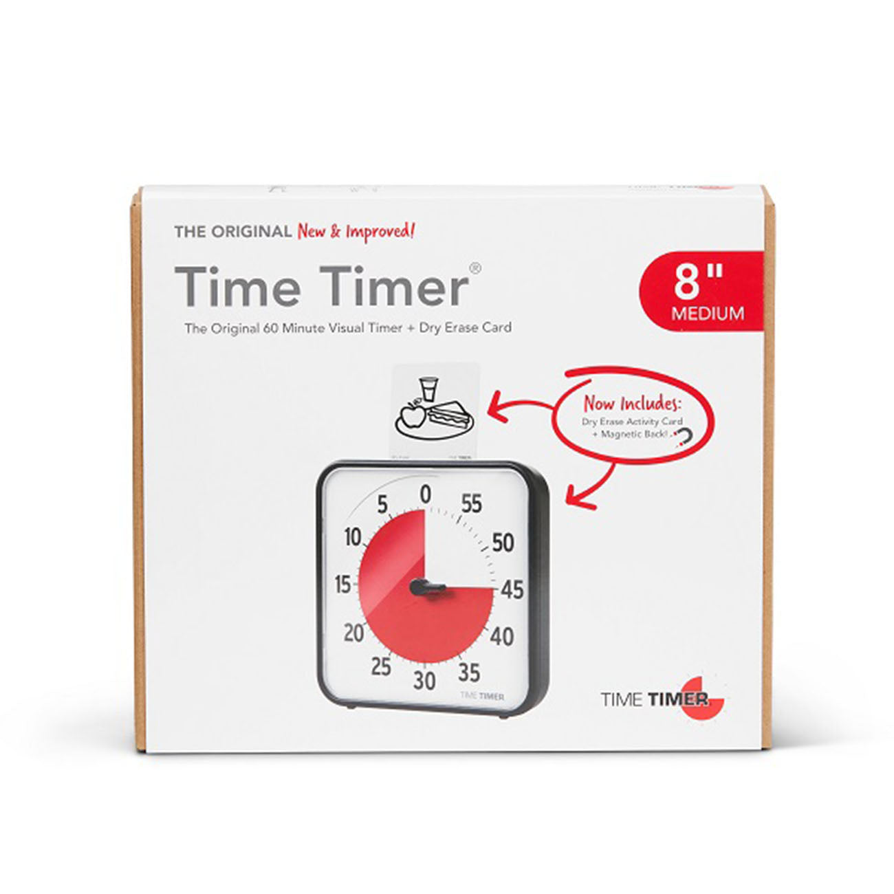 Ceas temporizator digital Time Timer Mediu, Versiune noua, Robo