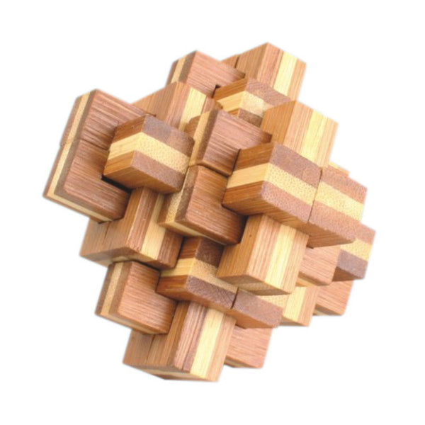 Puzzle de logica 3D din bambus, Ananas, Fakopancs