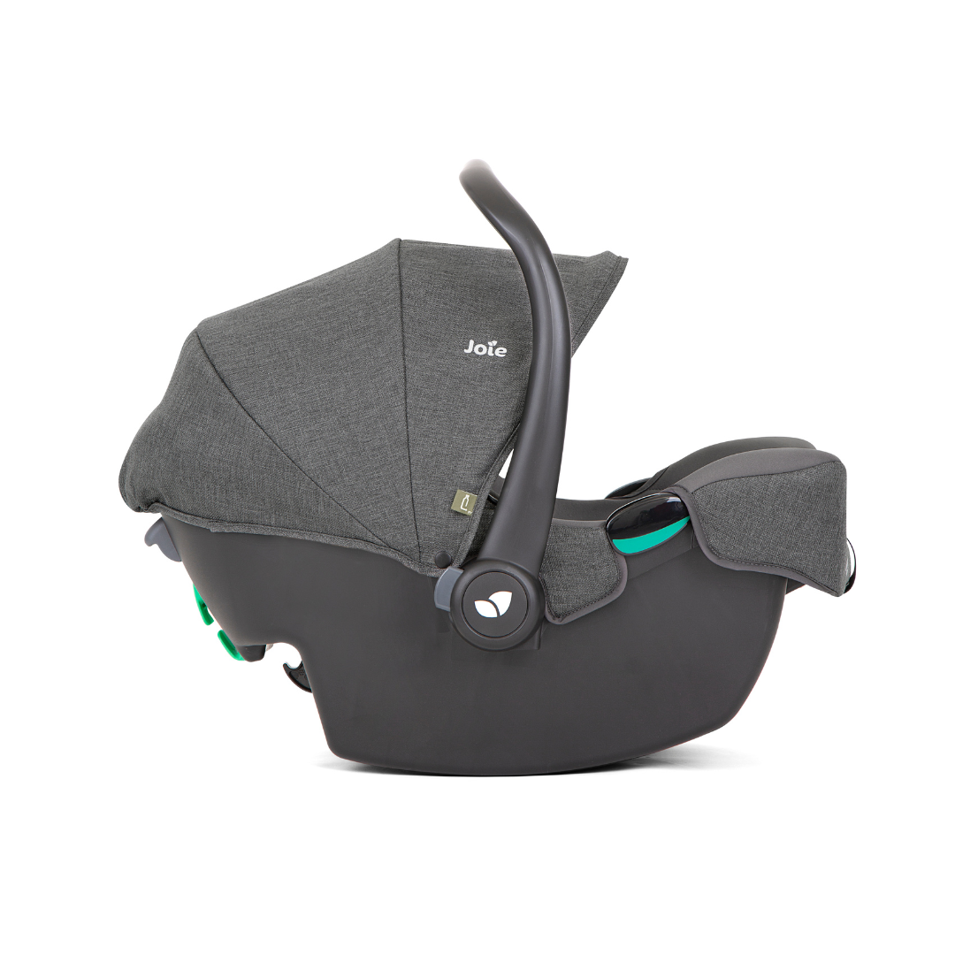 Joie - Scoica auto i-Snug 2 cu tetiera reglabila Shell Gray, colectia Cycle, 40-75 cm, testata ADAC si certificata R129