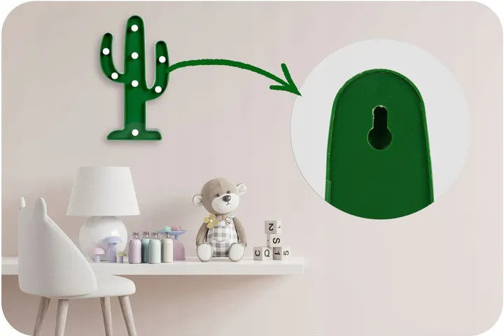 Lampa de veghe, decor pentru camera copilului, Ricokids, Cactus, RicoKids