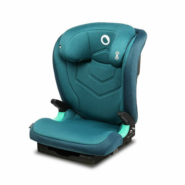 Scaun auto Neal Turquoise Spatar reglabil, Baza i-size, 15-36 Kg, cu Isofix, Conform cu standardul european de securitate ECE R129, Verde, Lionelo