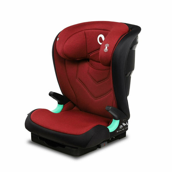 Scaun auto Neal Burgundy Spatar reglabil, Baza i-size, 15-36 Kg, cu Isofix, Conform cu standardul european de securitate ECE R129, Rosu, Lionelo