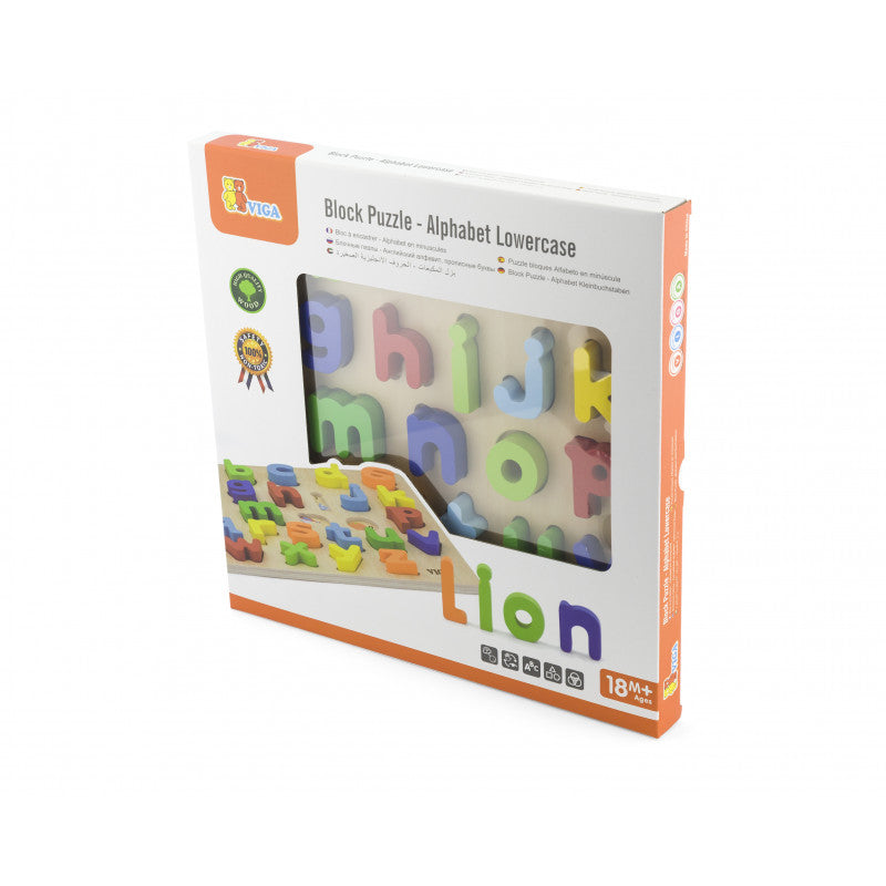 Puzzle 3D Litere mici, VIGA