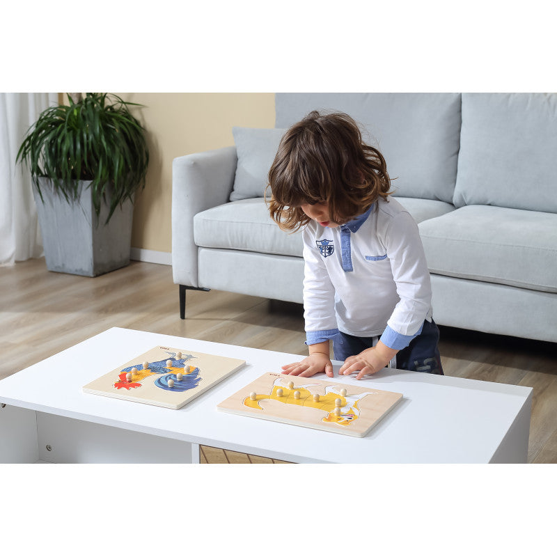 Puzzle Montessori, Leu, VIGA