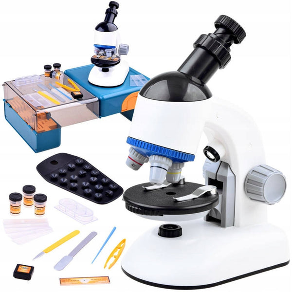 Set Microscop pentru laboratorul de joaca, cu accesorii, Jokomisiada