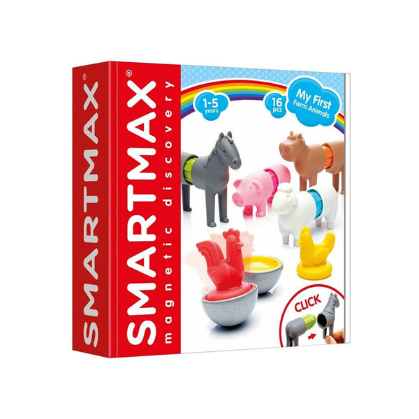 Set educativ magnetic Primele mele animale la Ferma, SmartMax