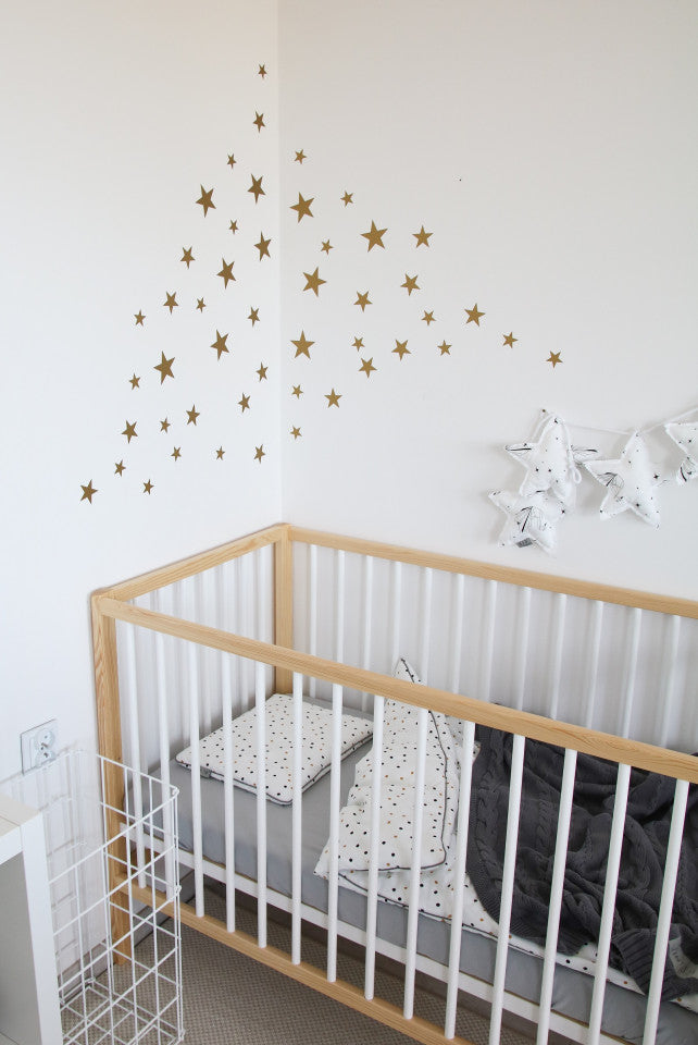 Stickere de perete, pentru camera copilului, aurii, Tiny Star