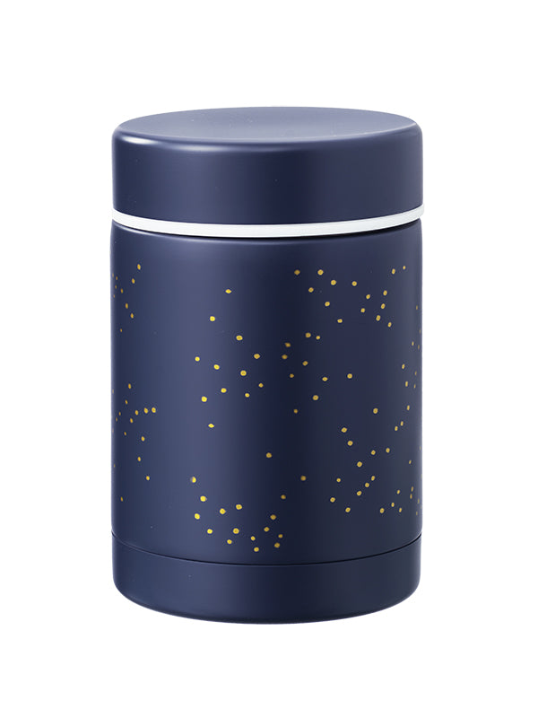 Termos pentru mancare, cu model Indigo Dots, Fresk