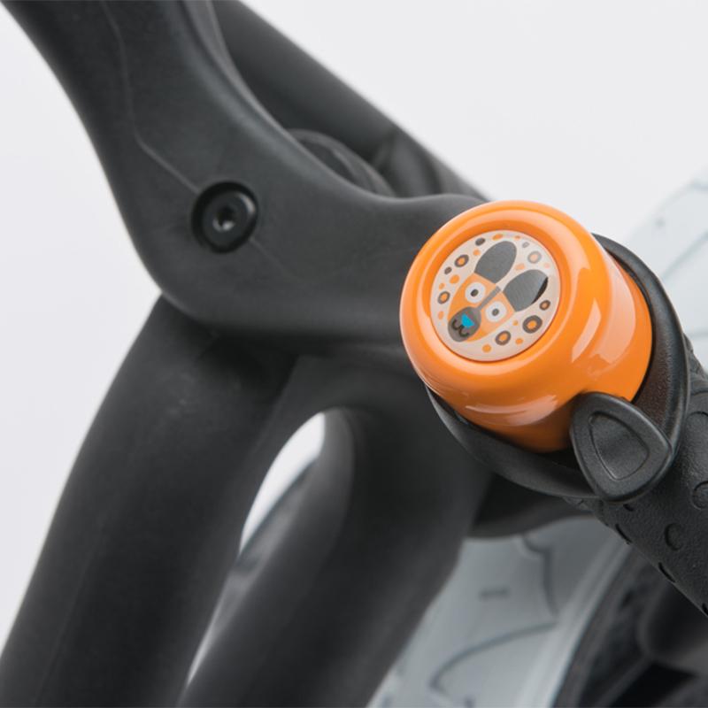 Clopotel alama pentru bicicleta, portocaliu, Wishbone - Manute Creative
